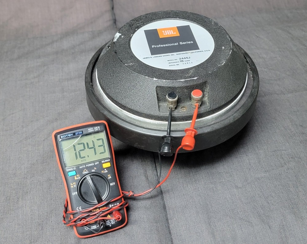 JBL 2445J Horn / High Frequency Driver 16 Ohms 2" Exit