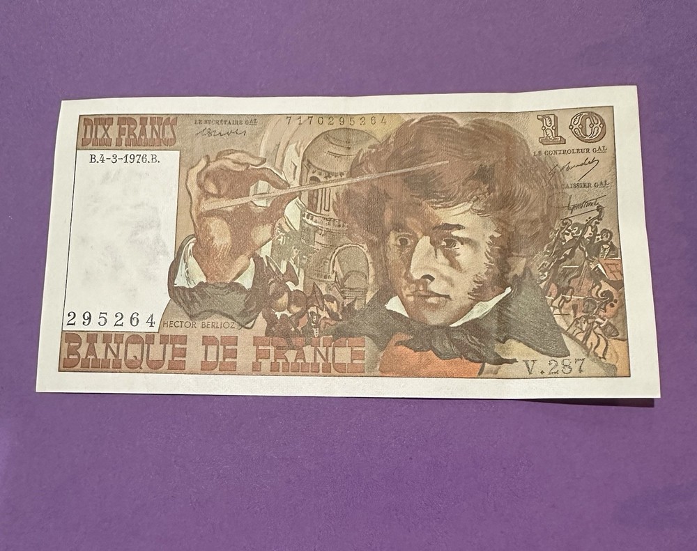 France 10 Francs- Berlioz 1976