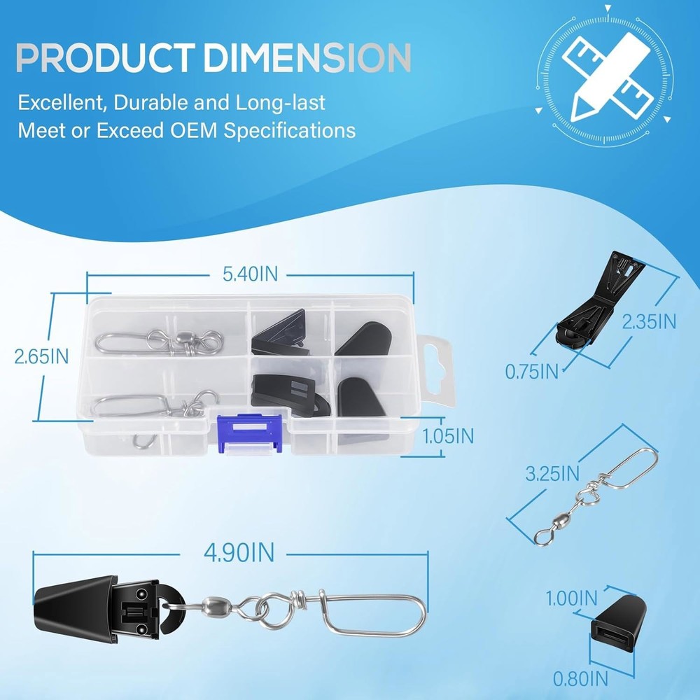 2-Pack Line Terminator Downrigger Accessory 2250141 for Downrigger, Reduce Shock