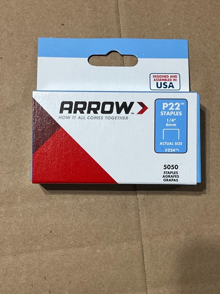 ARROW P22 (1/4) #224 staples