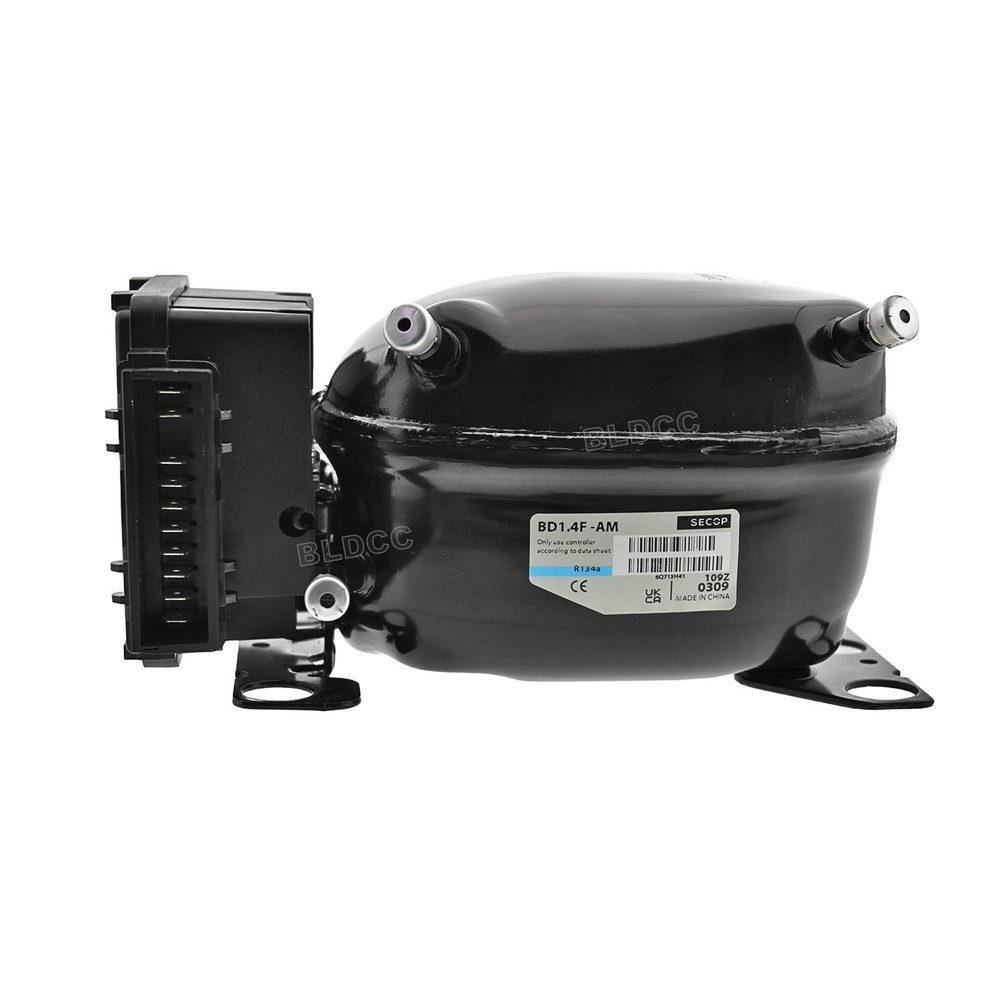 SECOP R134a BD1.4F DC Micro Compressor + DC 12V/24V 101N2040 Controller Unit Kit
