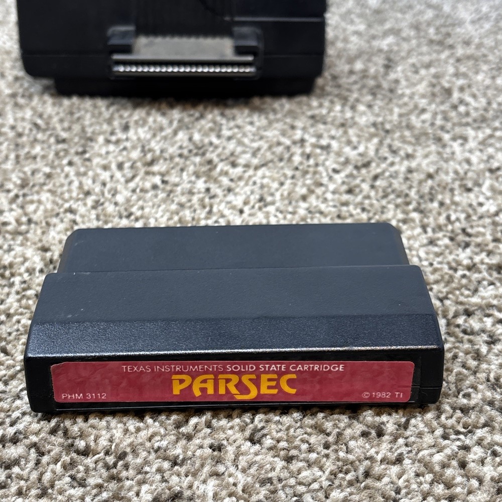 Vintage TI-99/4A Speech Synthesizer Parsec Game PHP1500 Texas Instruments Tested