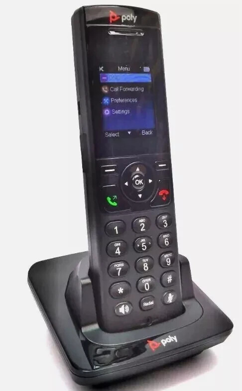 NEW Poly VVX D230 DECT VOIP Phone Handset with Charging Dock - 89B48AA#ABA