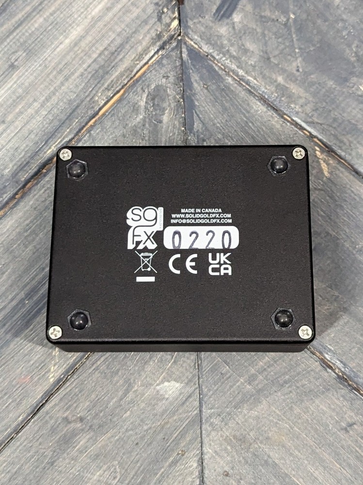 Used SolidGoldFX Commodore Overdrive Pedal with Box