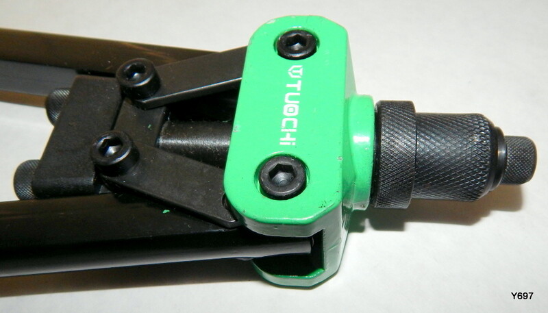12" OAL Tuochi Hand Riveter w/ Rivets