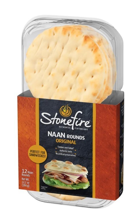 ROUND BREAD ORIGINAL NAAN 12.7 OZ (2 PACK)