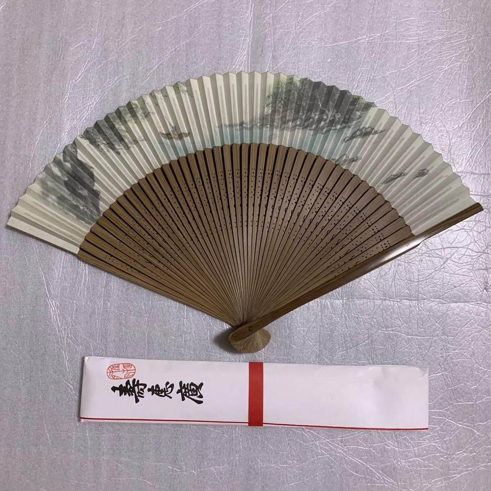 Folding Sensu Fan Hisaehiro Gentle Elegant pattern