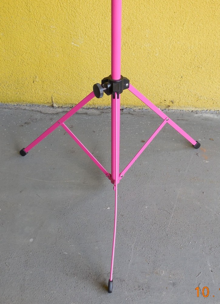 Pink Adjustable Folding Music Stand Compact Travel