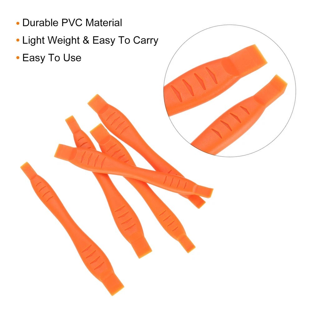 5pcs Plastic Pry Spudger Tool Orange cell Mobile Pad Tab iPhone case Opening Pry