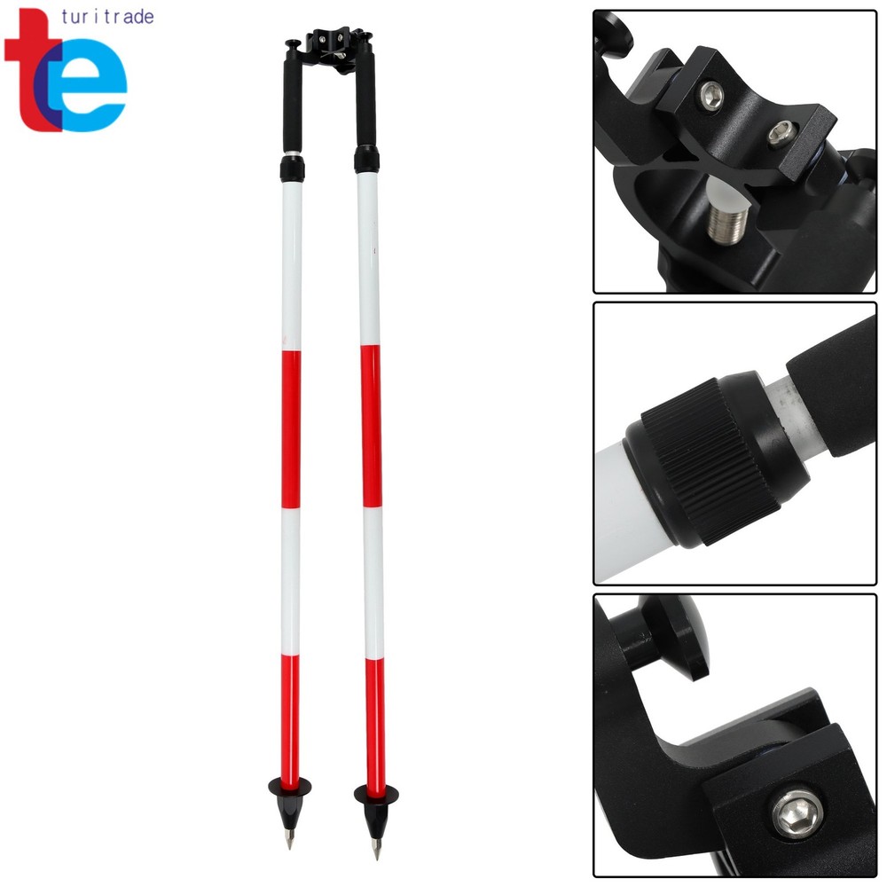 Compact Survey Bipod Center Entry Design for GPS Pole Mounting