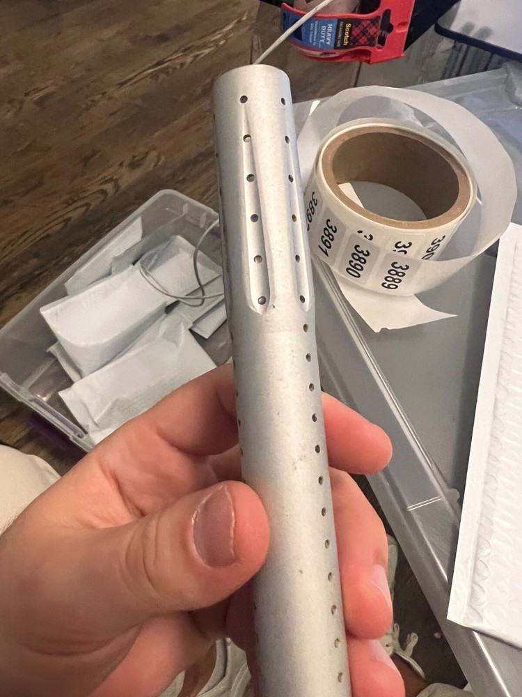 Freak Paintball Barrel TIp Silver