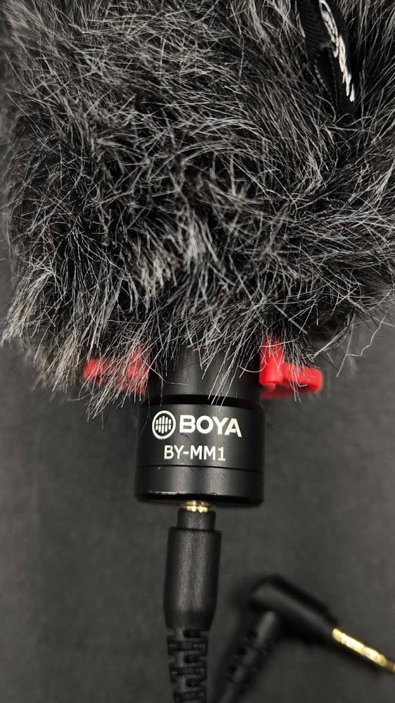 Boya BY-MM1 Microphone Used Working Black