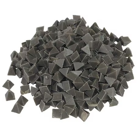 Raytech 41-141 Plastic Media, Pyramid,  Brown, 1/4"