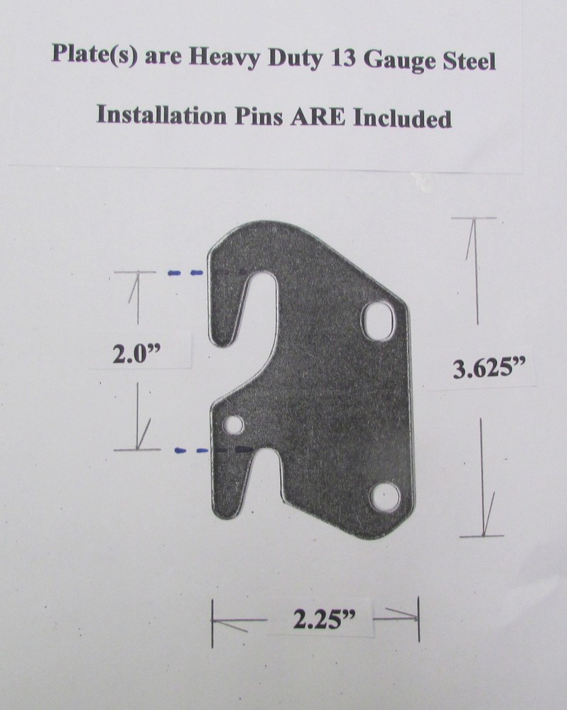 "Draw-Tite" Hooked Bed Hooks