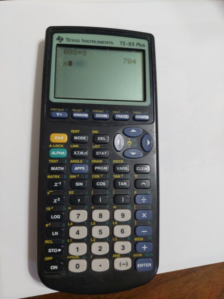 texas instruments ti-83 plus calculator
