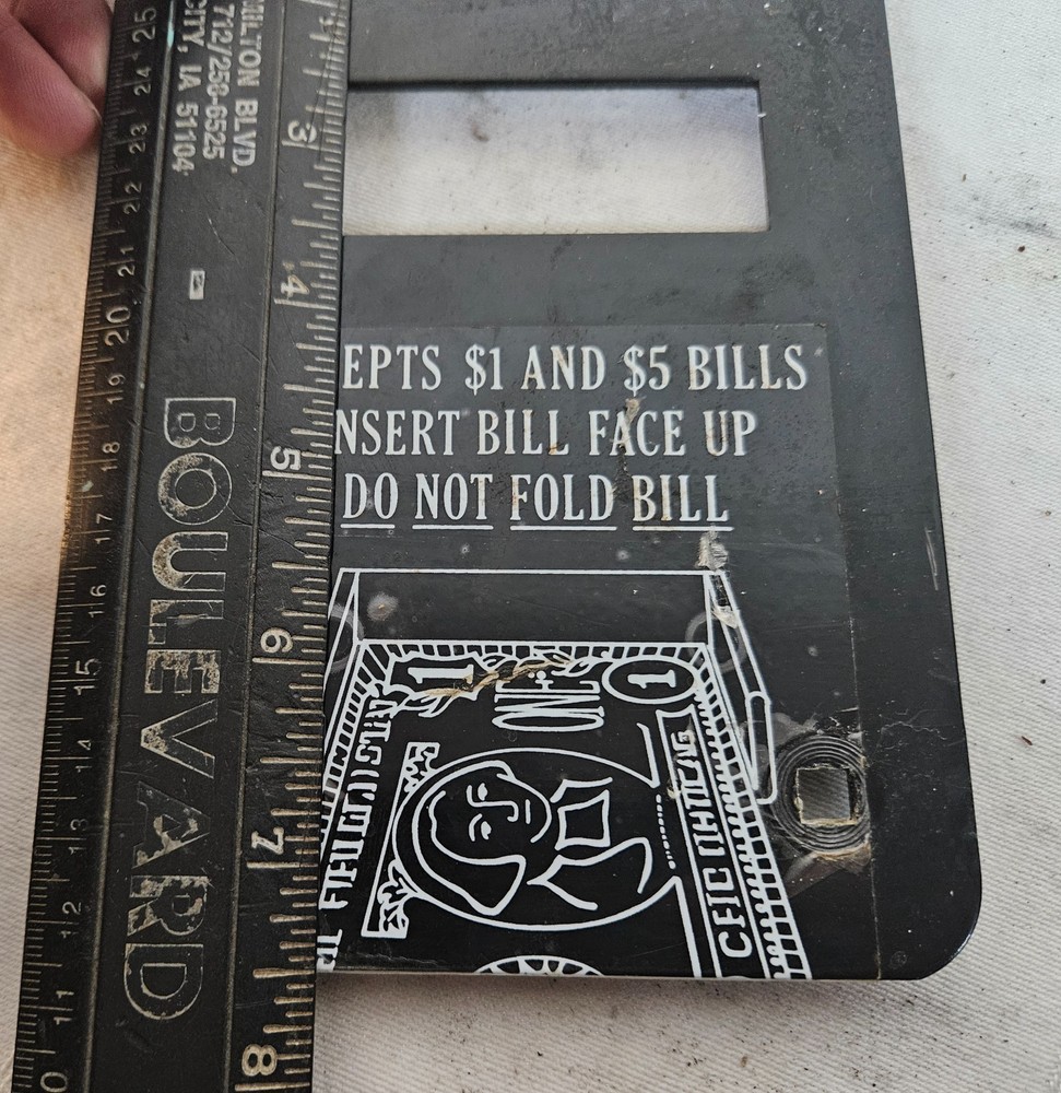 ROWE OBA Bill Transport Validator FACEPLATE