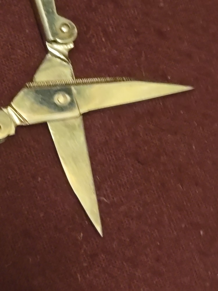 Vintage German Folding Scissors D. Peres Germany