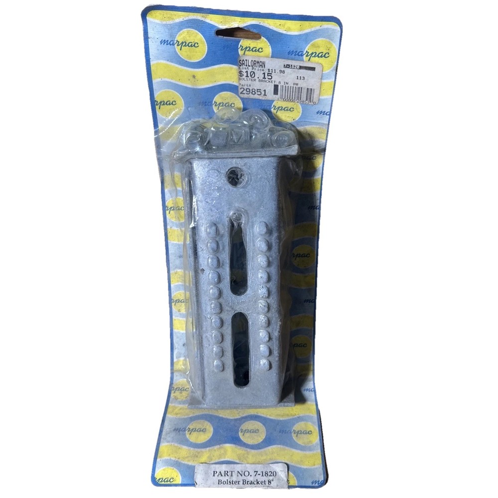 Marpac 7-1820 Boat Trailer Bolster Bracket Length 8" Slot Length 2-3/4" Pair