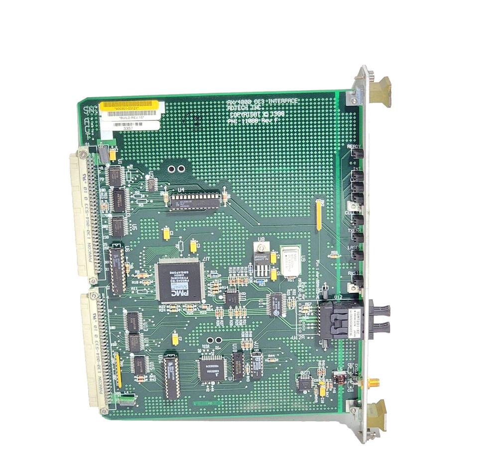 Spirent Adtech AX/4000 400301 OC-3c/STM-1 Single Mode Interface USED.