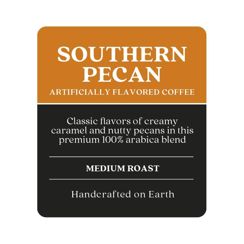 Medium Roast Whole Bean Coffee, Southern Pecan Blend, 2 Lb