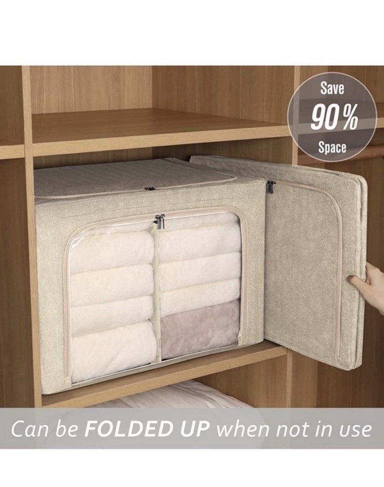 Foldable Clothes Storage Bins 2 Pack