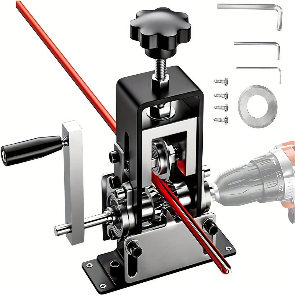 Manual Wire Stripping Made Easy - Powered Wire Stripper Machine, Copper -FGQA