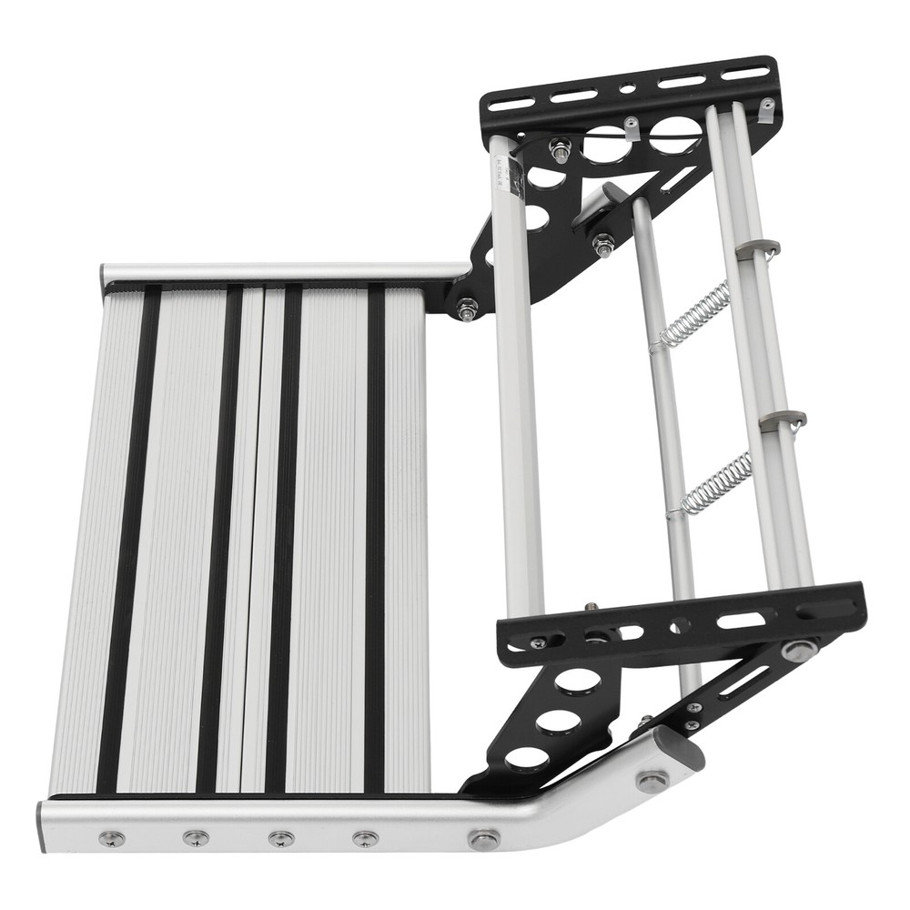 Aluminum 1 Step Pull Out Retractable RV Camper Platform Steps Stair Anti-Slip