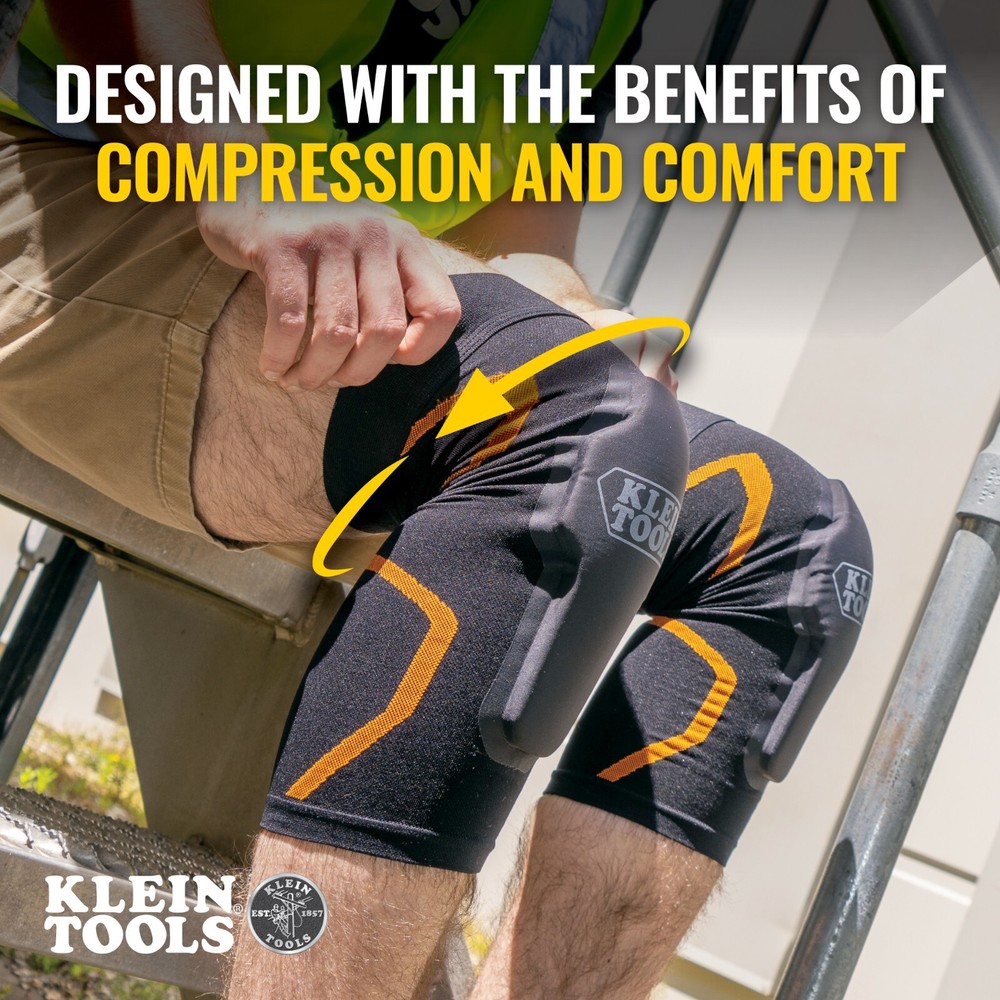 Klein Tools 60623 Knee Pad Compression Sleeve, M/L