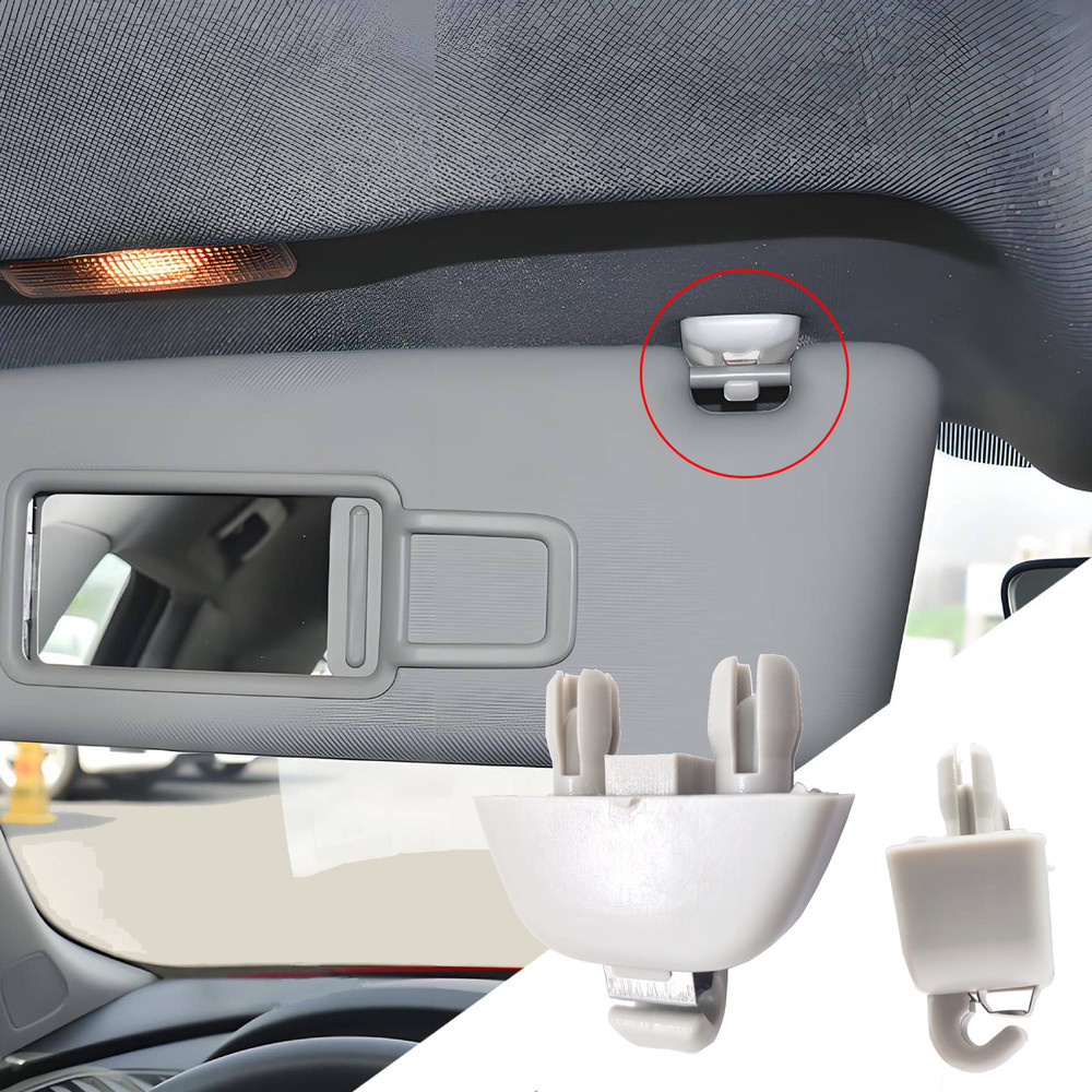 2PCS Sun Visor Support Clip Holder Bracket for 2012-2015 Volkswagen Passat