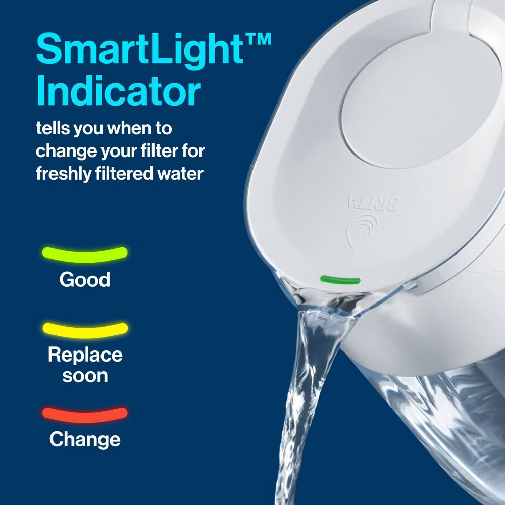 Brita Tahoe Pitcher with Elite Filter - White