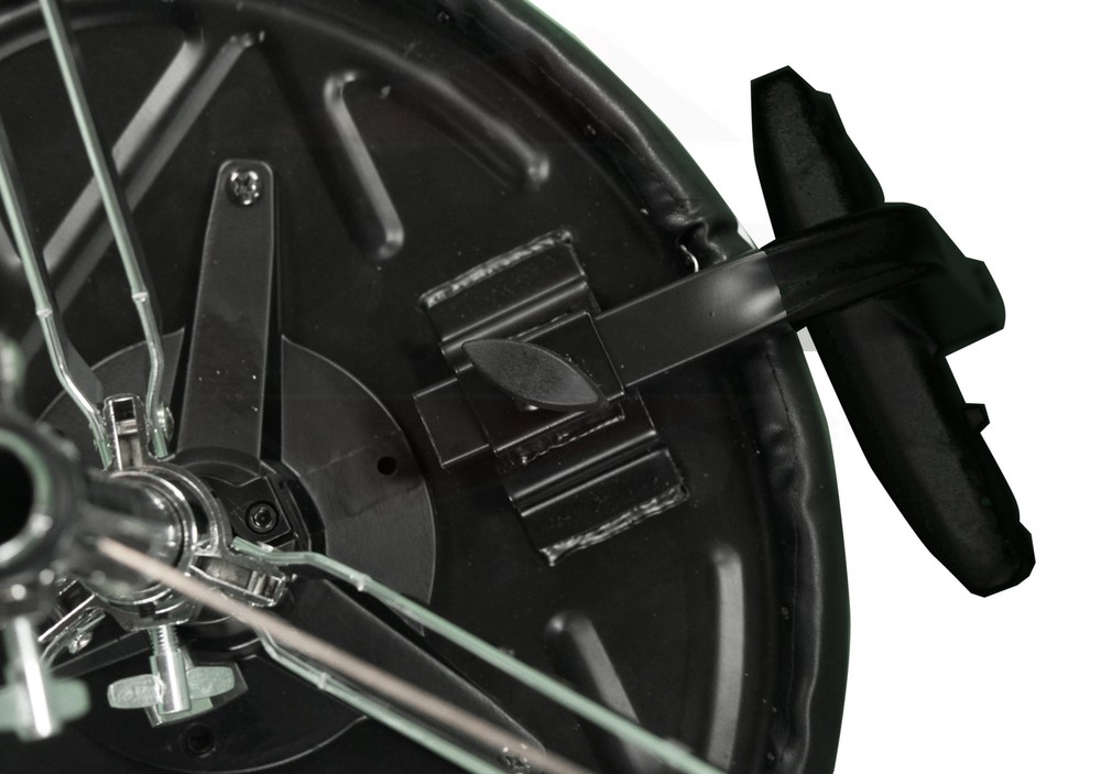 Saddle Drum Throne with Backrest Support GRIFFIN | Padded Leather Drummer Seat