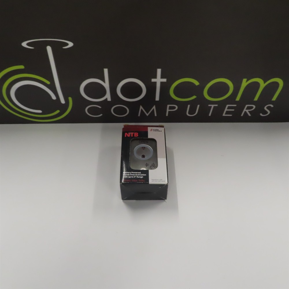 Alarm Controls NTB-1 No Touch Exit Motion Sensor, Single Gang, Silver Assa Abloy