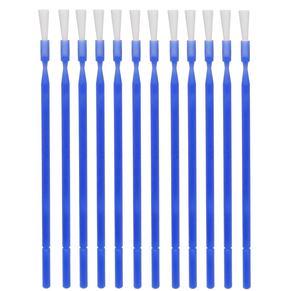 1000Pcs Dental Disposable Micro Brush Bendable Applicator Tips Long Handle Blue