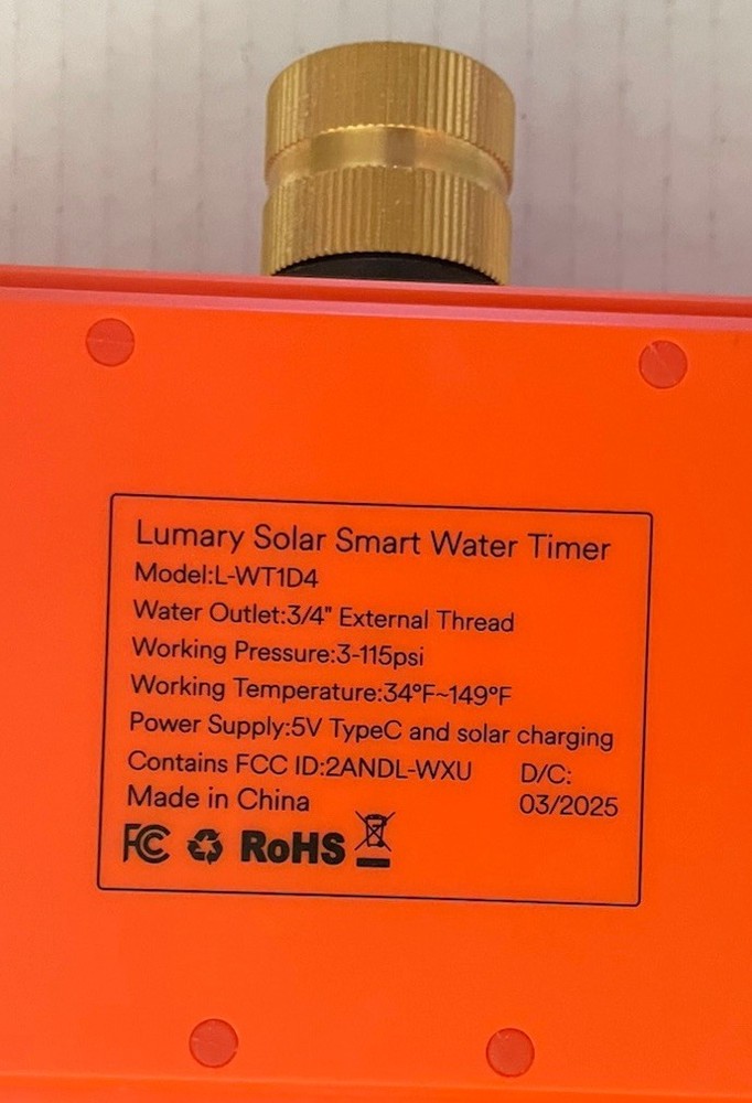 Solar Smart Water Timer