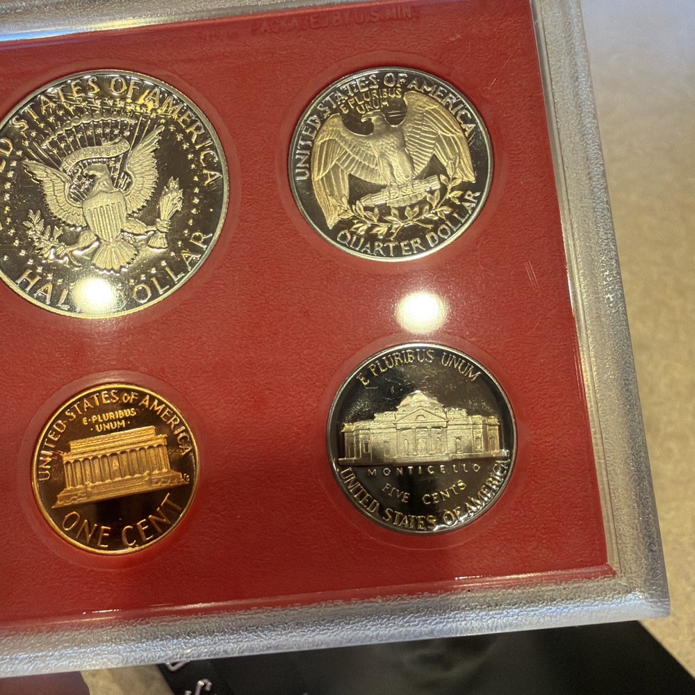 1982-S Clad U.S. Mint Proof Set 5 Coins In Original Packaging