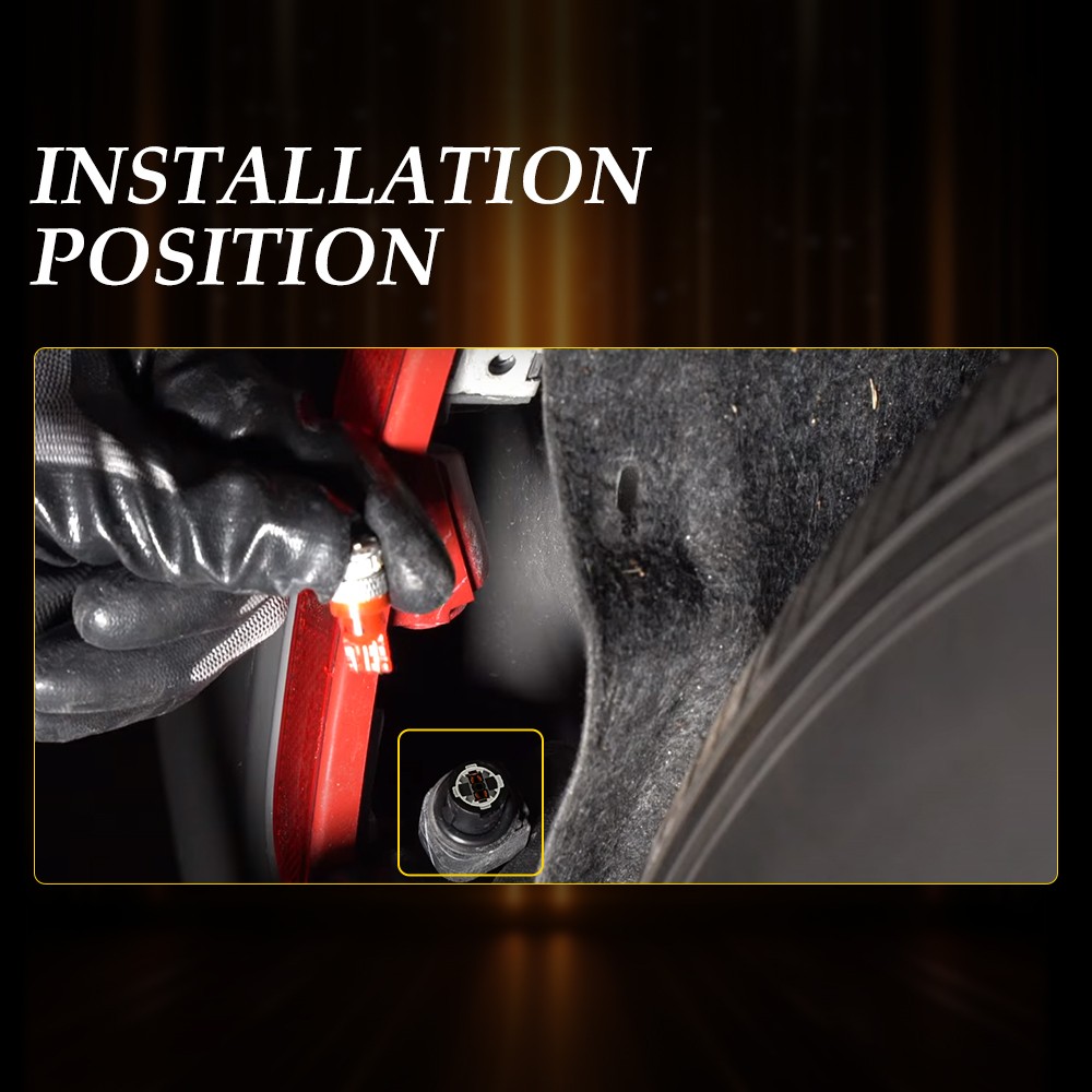 Universal Pigtail Wire Female 194 Socket T10 Front PGS Side Marker Light Plug B