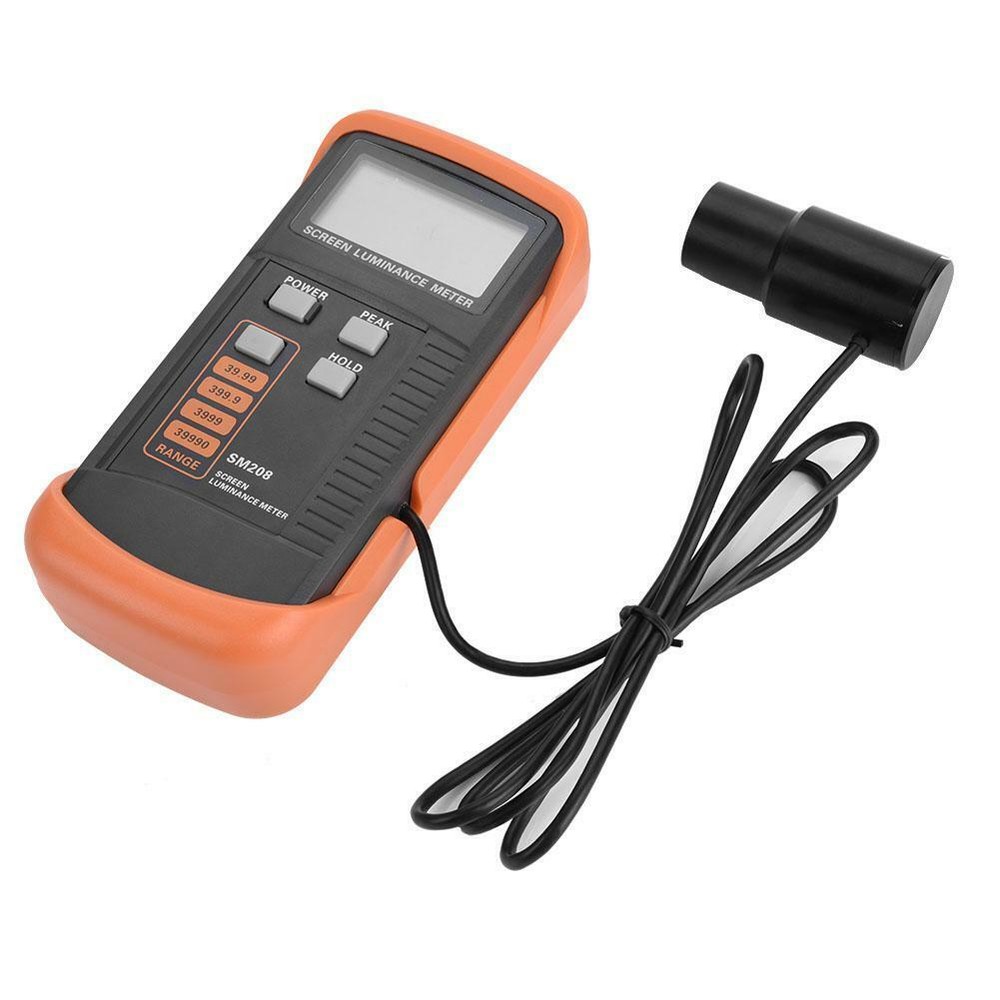New SM208 Digital Screen Brightness Light Meter Luminance Meter 0.01-39990cd/m2