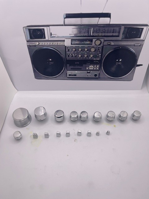Ghetto Blaster/M90/Replica Knobs & Levers/ Updated in True Chrome finish