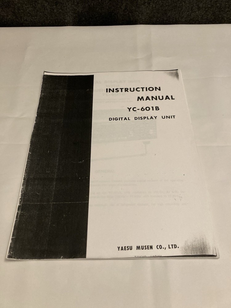 Yaesu Original Manuals