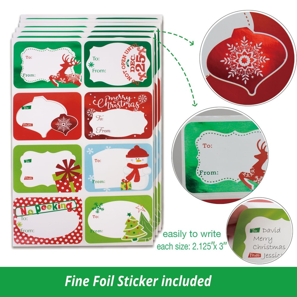 16 decorative Christmas Gift Wrap Boxes Bulk with Lids for Wrapping Extra Lar...