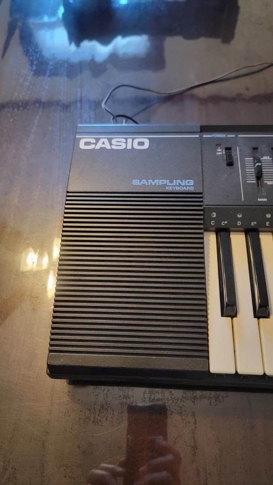 Casio SK-2100 Sampling Keyboard, Vintage Casio Sampling Keyboard