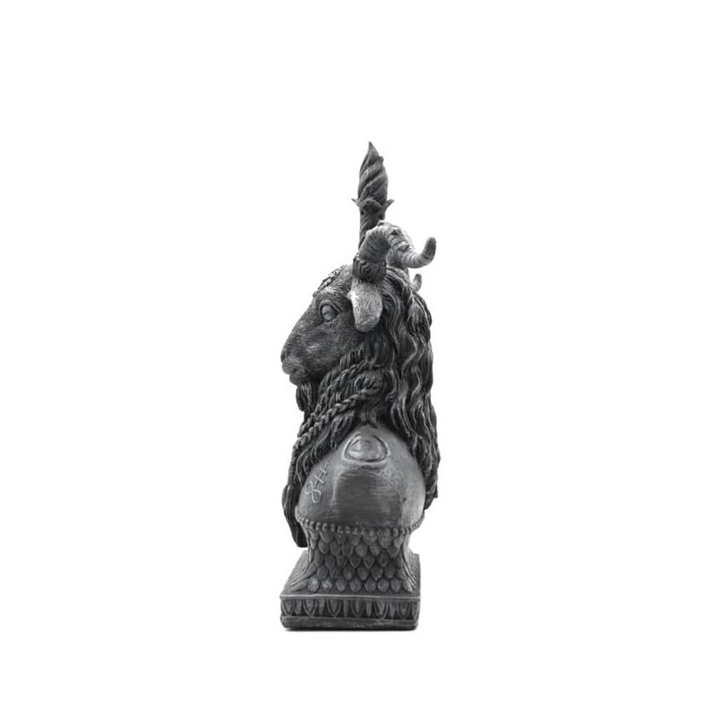 RUSTIX 8" Sabbatic Goat Baphomet Statue Bust – Occult Home Decor, Mystical