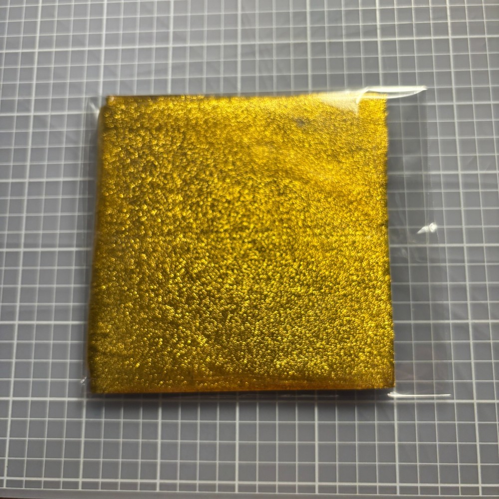 4" Foil Candy Wrappers, Gold, Textured, !00 ea pkg