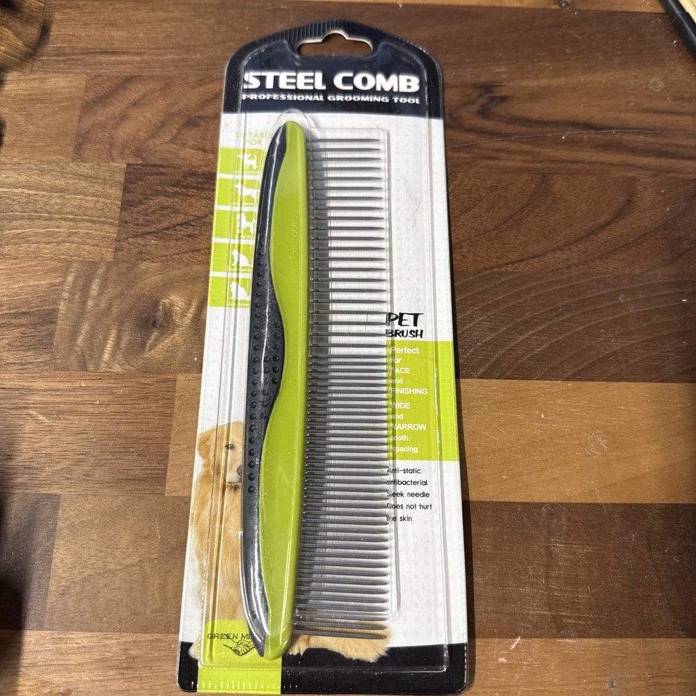 7” Professional Grooming Pet Comb Intensive & Sparse