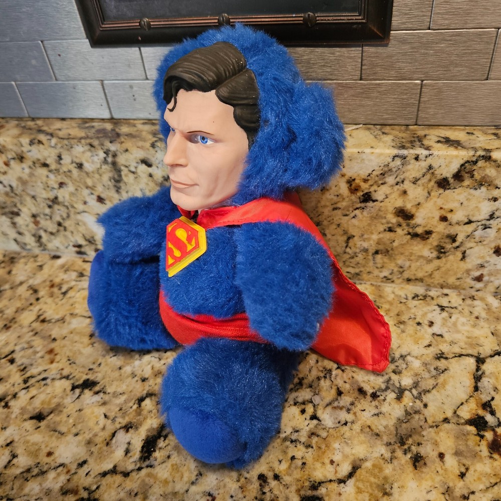 Superman christopher reeve plush teddy bear