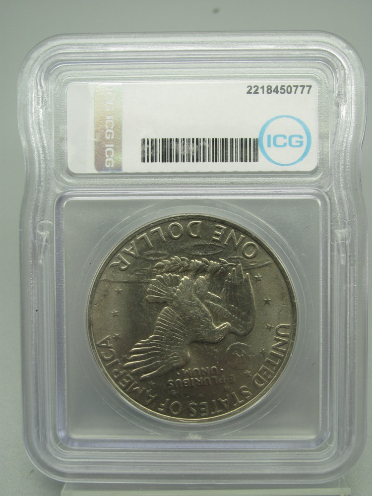 1972 Type 1 Reverse Eisenhower 'Ike' Dollar ICG MS 64