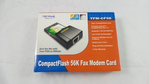 Trendnet Compact Flash 56K Fax Modem for Handheld Devices (TFM-CF56)