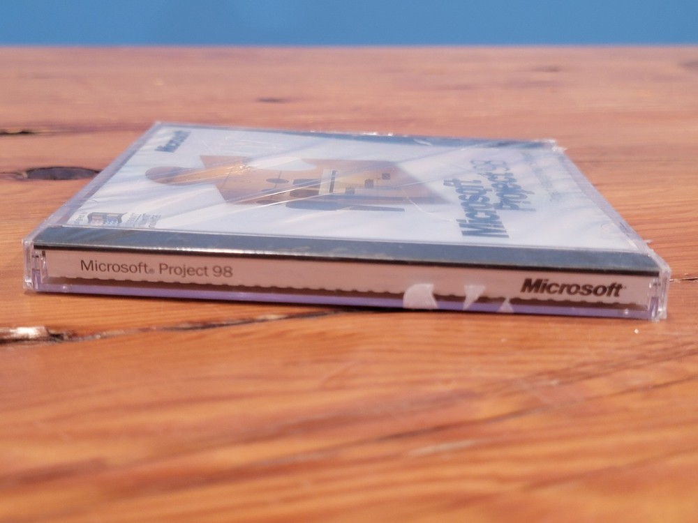 Microsoft Project 98 Project Management Software w/ CD Key - Sealed