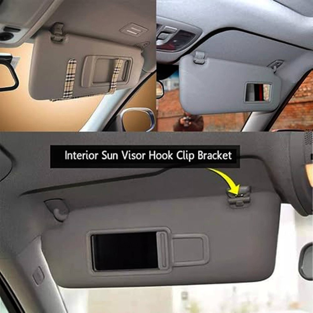 2PCS Sun Visor Support Clip Holder Bracket for 2012-2015 Volkswagen Passat