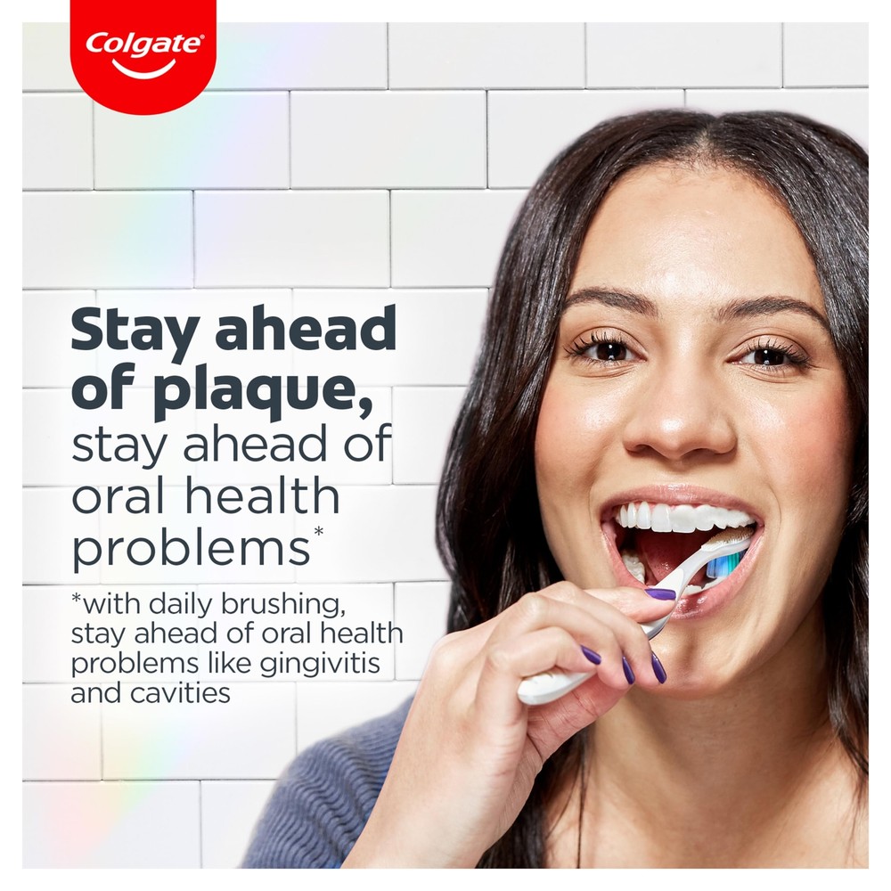 Colgate Total Plaque Pro Release Whitening Toothpaste 3oz Pack of 2